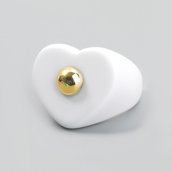 Wholesale Rings Candy-colored love heart-shaped resin JDC-RS-JL067 Rings JoyasDeChina Wholesale Jewelry JoyasDeChina Joyas De China