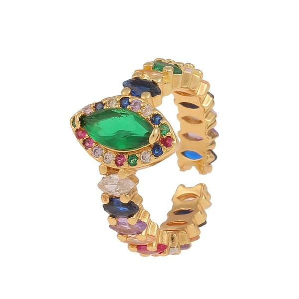 Wholesale Rings Colored diamond zircon copper JDC-RS-HX019 Rings JoyasDeChina Wholesale Jewelry JoyasDeChina Joyas De China