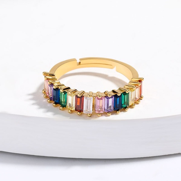 Wholesale Rings Colored zircon copper JDC-RS-JL026 Rings JoyasDeChina Wholesale Jewelry JoyasDeChina Joyas De China