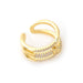 Wholesale Rings gold Copper diamond letters JDC-RS-JL102 Rings JoyasDeChina Circular stripe Wholesale Jewelry JoyasDeChina Joyas De China