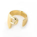Wholesale Rings gold Copper diamond letters JDC-RS-JL102 Rings JoyasDeChina Letter P Wholesale Jewelry JoyasDeChina Joyas De China
