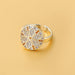 Wholesale Rings gold Copper micro diamond love heart JDC-RS-JL108 Rings JoyasDeChina No. 8 One size fits all Wholesale Jewelry JoyasDeChina Joyas De China