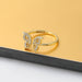 Wholesale Rings gold Copper micro-inlaid rhinestone butterfly JDC-RS-JL104 Rings JoyasDeChina 3 One size fits all Wholesale Jewelry JoyasDeChina Joyas De China