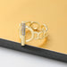 Wholesale Rings gold Copper micro-inlaid rhinestone butterfly JDC-RS-JL104 Rings JoyasDeChina No.1 One size fits all Wholesale Jewelry JoyasDeChina Joyas De China