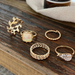 Bulk Jewelry Wholesale Rings gold geometry Alloy JDC-RS-F516 Wholesale factory from China YIWU China
