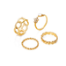 Bulk Jewelry Wholesale Rings gold geometry Alloy JDC-RS-F542 Wholesale factory from China YIWU China