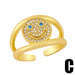 Wholesale Rings gold geometry copper JDC-RS-AS386 Rings JoyasDeChina Wholesale Jewelry JoyasDeChina Joyas De China