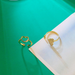 Wholesale Rings gold geometry copper JDC-RS-AS392 Rings JoyasDeChina Wholesale Jewelry JoyasDeChina Joyas De China