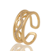 Wholesale Rings gold geometry copper JDC-RS-HX008 Rings JoyasDeChina Wholesale Jewelry JoyasDeChina Joyas De China
