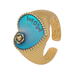 Wholesale Rings gold Heart-shaped copper JDC-RS-HX029 Rings JoyasDeChina Wholesale Jewelry JoyasDeChina Joyas De China
