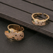 Wholesale Rings gold leopard copper JDC-RS-HX028 Rings JoyasDeChina Wholesale Jewelry JoyasDeChina Joyas De China