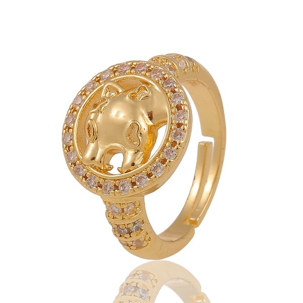 Wholesale Rings gold leopard copper JDC-RS-HX032 Rings JoyasDeChina Wholesale Jewelry JoyasDeChina Joyas De China