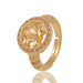 Wholesale Rings gold leopard copper JDC-RS-HX032 Rings JoyasDeChina A Opening adjustable Wholesale Jewelry JoyasDeChina Joyas De China