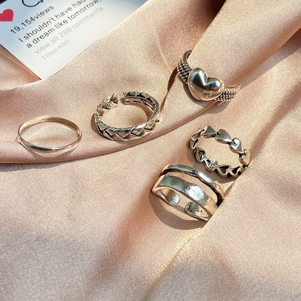 Bulk Jewelry Wholesale Rings gold Love Alloy JDC-RS-xy016 Wholesale factory from China YIWU China