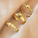 Bulk Jewelry Wholesale Rings gold Love Diamond Alloy JDC-RS-xy018 Wholesale factory from China YIWU China