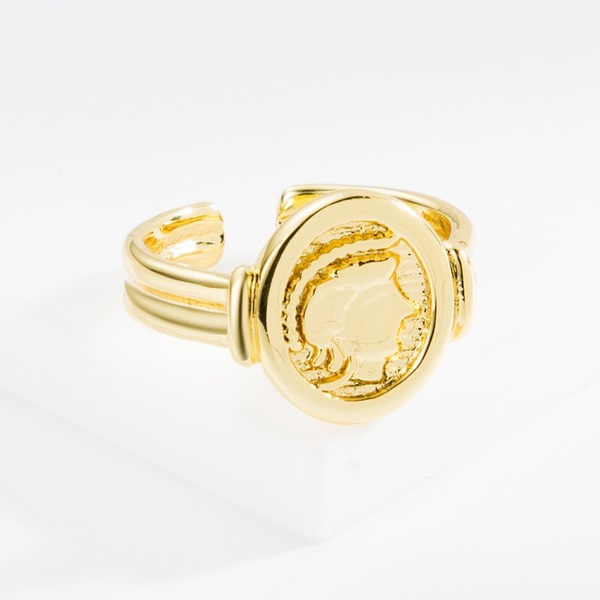 Wholesale Rings gold Retro avatar copper JDC-RS-JL053 Rings JoyasDeChina Wholesale Jewelry JoyasDeChina Joyas De China