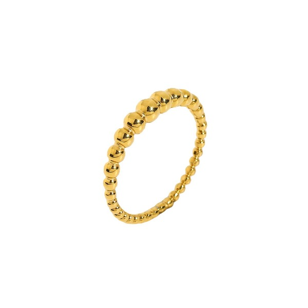 Bulk Jewelry Wholesale Rings gold Stainless steel Dots JDC-RS-JD020 Wholesale factory from China YIWU China