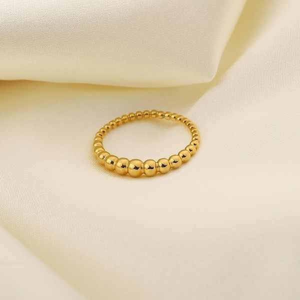 Bulk Jewelry Wholesale Rings gold Stainless steel Dots JDC-RS-JD020 Wholesale factory from China YIWU China