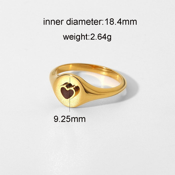Bulk Jewelry Wholesale Rings gold Stainless steel geometry JDC-RS-JD036 Wholesale factory from China YIWU China