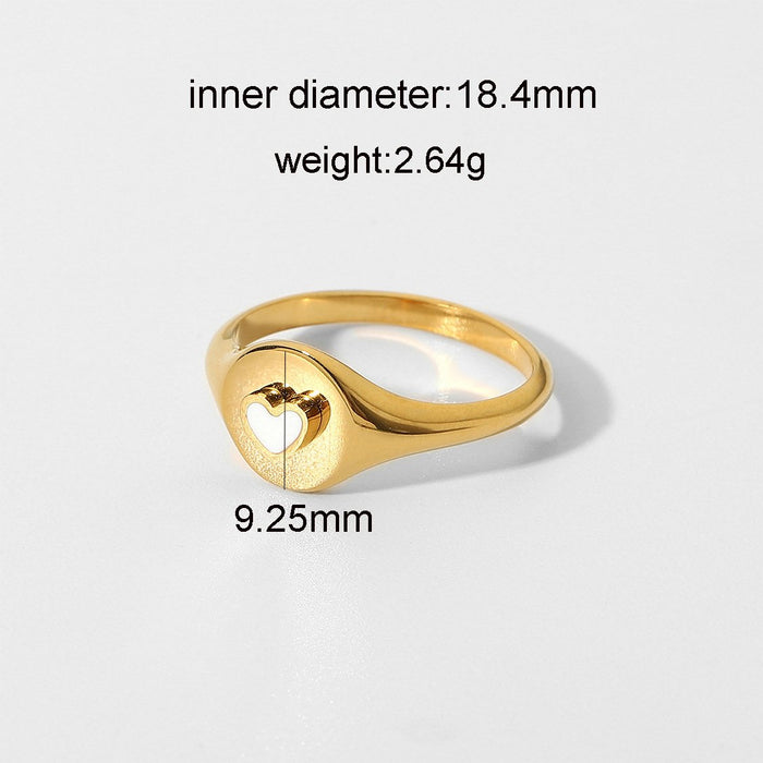 Bulk Jewelry Wholesale Rings gold Stainless steel geometry JDC-RS-JD036 Wholesale factory from China YIWU China