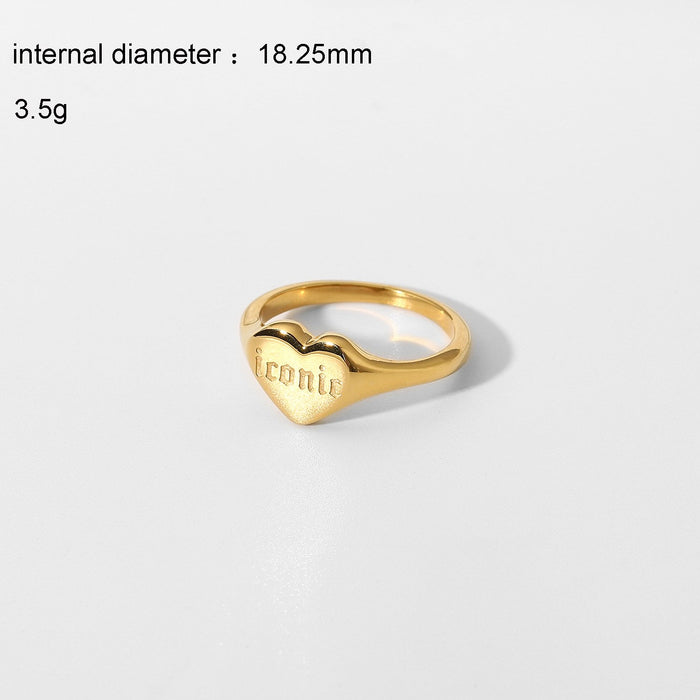 Bulk Jewelry Wholesale Rings gold Stainless steel geometry JDC-RS-JD051 Wholesale factory from China YIWU China