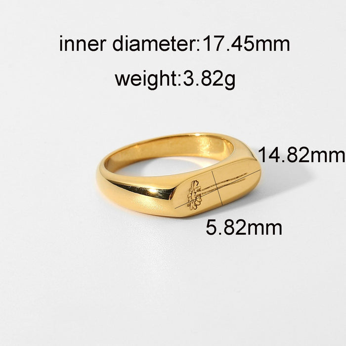 Bulk Jewelry Wholesale Rings gold Stainless steel Little daisy JDC-RS-JD007 Wholesale factory from China YIWU China