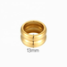 Bulk Jewelry Wholesale Rings gold Stainless steel Round shape JDC-RS-JD038 Wholesale factory from China YIWU China