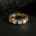 Wholesale Rings goldDripping love copper JDC-RS-HX018 Rings JoyasDeChina Wholesale Jewelry JoyasDeChina Joyas De China