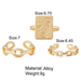 Bulk Jewelry Wholesale Rings goldSmile face twist Alloy JDC-RS-xy009 Wholesale factory from China YIWU China