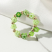 Bulk Jewelry Wholesale Rings Green flower glaze JDC-RS-e196 Wholesale factory from China YIWU China