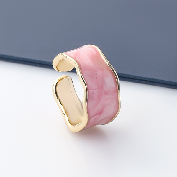 Wholesale Rings pink Alloy drip oil geometry JDC-RS-JL096 Rings JoyasDeChina Wholesale Jewelry JoyasDeChina Joyas De China