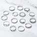 Bulk Jewelry Wholesale Rings Silver geometry Alloy JDC-RS-F514 Wholesale factory from China YIWU China