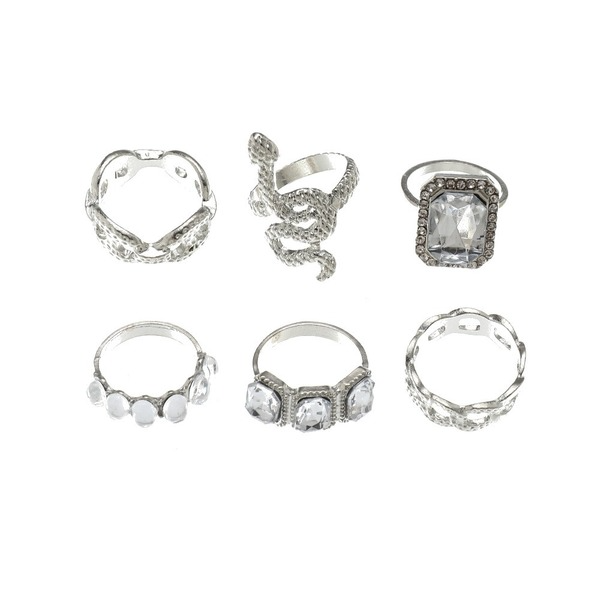 Bulk Jewelry Wholesale Rings Silver serpentine Alloy JDC-RS-e153 Wholesale factory from China YIWU China