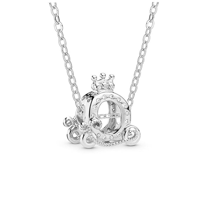 Wholesale rose gold rhinestone necklace JDC-NE-XingL023 Necklaces 星銮 gold Wholesale Jewelry JoyasDeChina Joyas De China