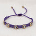 Bulk Jewelry Wholesale rose gold rivets weave geometric eye bracelets JDC-gbh323 Wholesale factory from China YIWU China