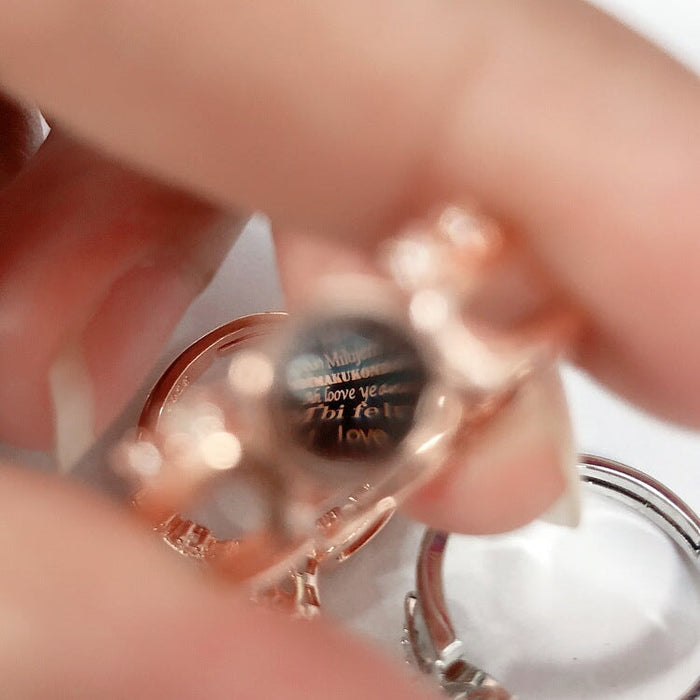 Wholesale rose gold white copper ring JDC-RS-FanQL011 Rings 方绮丽 Wholesale Jewelry JoyasDeChina Joyas De China