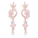 Wholesale rose gold zircon earrings JDC-ES-Mix016 Earrings 迷茜 rose gold Wholesale Jewelry JoyasDeChina Joyas De China