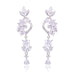 Wholesale rose gold zircon earrings JDC-ES-Mix016 Earrings 迷茜 Silver Wholesale Jewelry JoyasDeChina Joyas De China