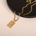 Wholesale rose Tag Necklace JDC-NE-Jif003 NECKLACE 集沣 Wholesale Jewelry JoyasDeChina Joyas De China