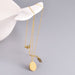 Wholesale rose titanium steel necklace JDC-NE-Jif024 Necklaces 集沣 Wholesale Jewelry JoyasDeChina Joyas De China