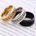 Wholesale rotatable chain stainless steel couple ring JDC-RS-Dingc006 Rings 顶潮 Wholesale Jewelry JoyasDeChina Joyas De China