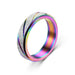 Wholesale rotatable decompression matte stainless steel ring JDC-RS-ts093 Rings 腾穗 Color 6 Wholesale Jewelry JoyasDeChina Joyas De China