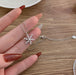 Wholesale Rotatable Snow Copper Necklaces JDC-NE-XuF001 Necklaces 旭帆 Wholesale Jewelry JoyasDeChina Joyas De China