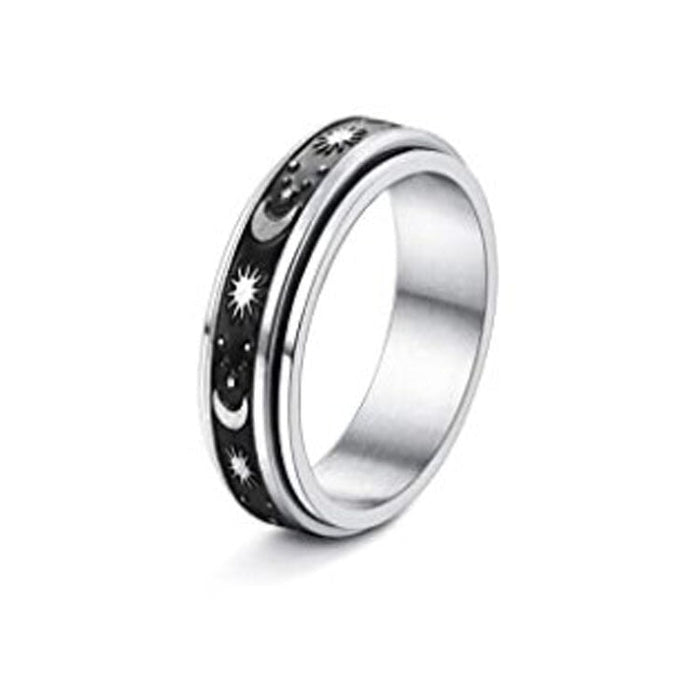 Wholesale rotatable stainless steel ring JDC-RS-Yunhe002 Rings 芸禾 Wholesale Jewelry JoyasDeChina Joyas De China