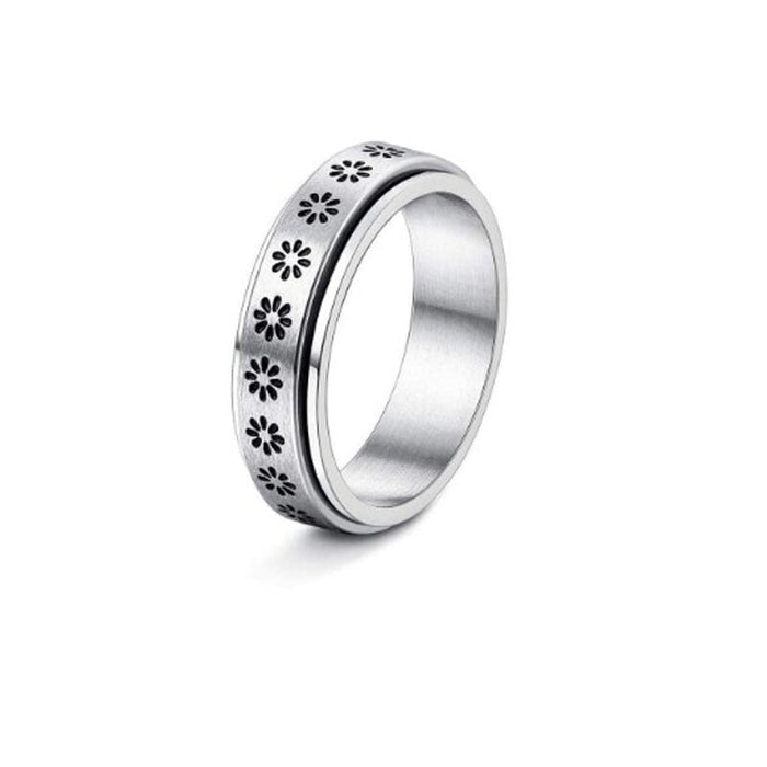 Wholesale rotatable stainless steel ring JDC-RS-Yunhe002 Rings 芸禾 Wholesale Jewelry JoyasDeChina Joyas De China