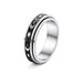 Wholesale rotatable stainless steel ring JDC-RS-Yunhe002 Rings 芸禾 Sun, Moon and Stars No. 6 Wholesale Jewelry JoyasDeChina Joyas De China