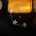 Wholesale rotating flower alloy earrings JDC-ES-XuF090 Earrings 旭帆 Wholesale Jewelry JoyasDeChina Joyas De China