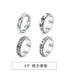Wholesale rotating stainless steel couple ring JDC-RS-Dingc011 Rings 顶潮 4 6 Wholesale Jewelry JoyasDeChina Joyas De China