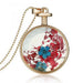 Wholesale Round Fashion Dried Flower Transparent Crystal Necklace JDC-NE-YinH011 Necklaces 颖皓 150N62 Wholesale Jewelry JoyasDeChina Joyas De China