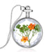 Wholesale Round Fashion Dried Flower Transparent Crystal Necklace JDC-NE-YinH011 Necklaces 颖皓 H035N Wholesale Jewelry JoyasDeChina Joyas De China